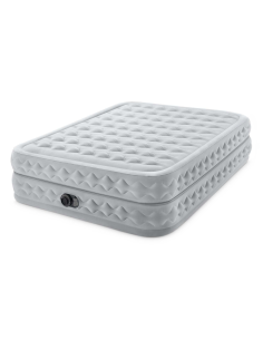 Intex Materasso Matrimoniale Dura-Beam Supreme 152x203x51 cm, Con Pompa Elettrica, Comfort e Resistenza