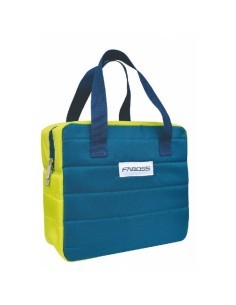 FA.BO.SS, Borsa Termica Puffy, 8 Litri, 28x12x26 cm, Colori Assortiti, Arancione, Blu, Isolamento Massimo