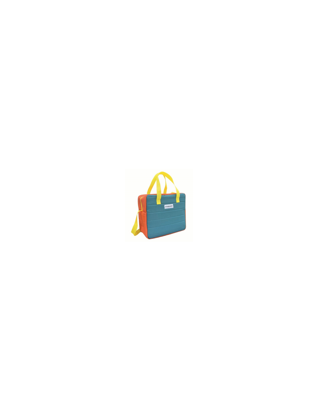 FA.BO.SS, Borsa Termica Puffy, 16 Litri, Colori Assortiti, Arancione, Blu, Isolamento Termico, Facile da Pulire