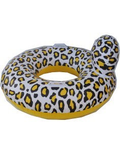 ANELLO MARE BL229 LEOPARD 107CM CON MANIGLIE E CUSCINO