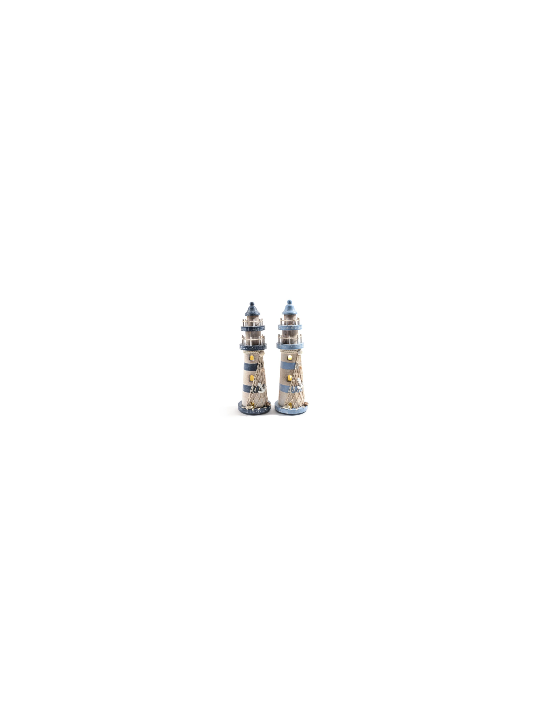 DECORAZIONE FARO 28842 LEGNO CON LUCI 10X33CM ASSORTITO