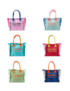 BORSA 14425 TESSUTO 36X31X20CM ASSORTITO CON MANIGLIE