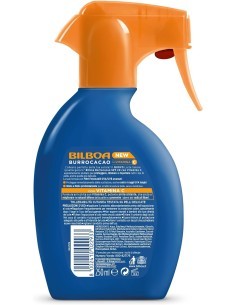 Bilboa Burrocacao Spray Solare Trigger SPF 20, Protezione Solare Media per Pelli Sensibili, Formula con Vitamina C, 250 ml