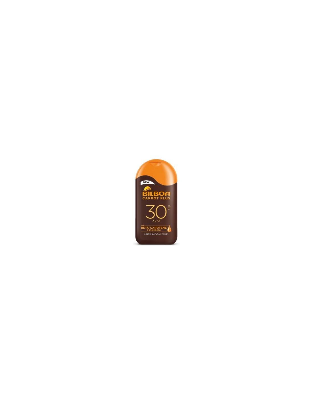 Bilboa - Latte Solare Protettivo Viso e Corpo SPF 30 con Vitamina C - Ideale per Pelli Sensibili - Flacone da 200 ml