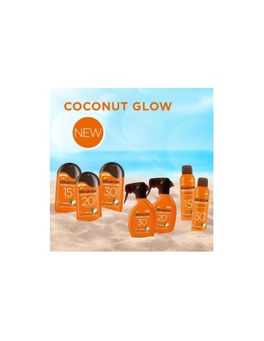 Bilboa, Latte Solare Coconut Glow SPF 15, Crema Solare con Olio di Cocco e Vitamina E, Leggera sulla Pelle, 200 ml