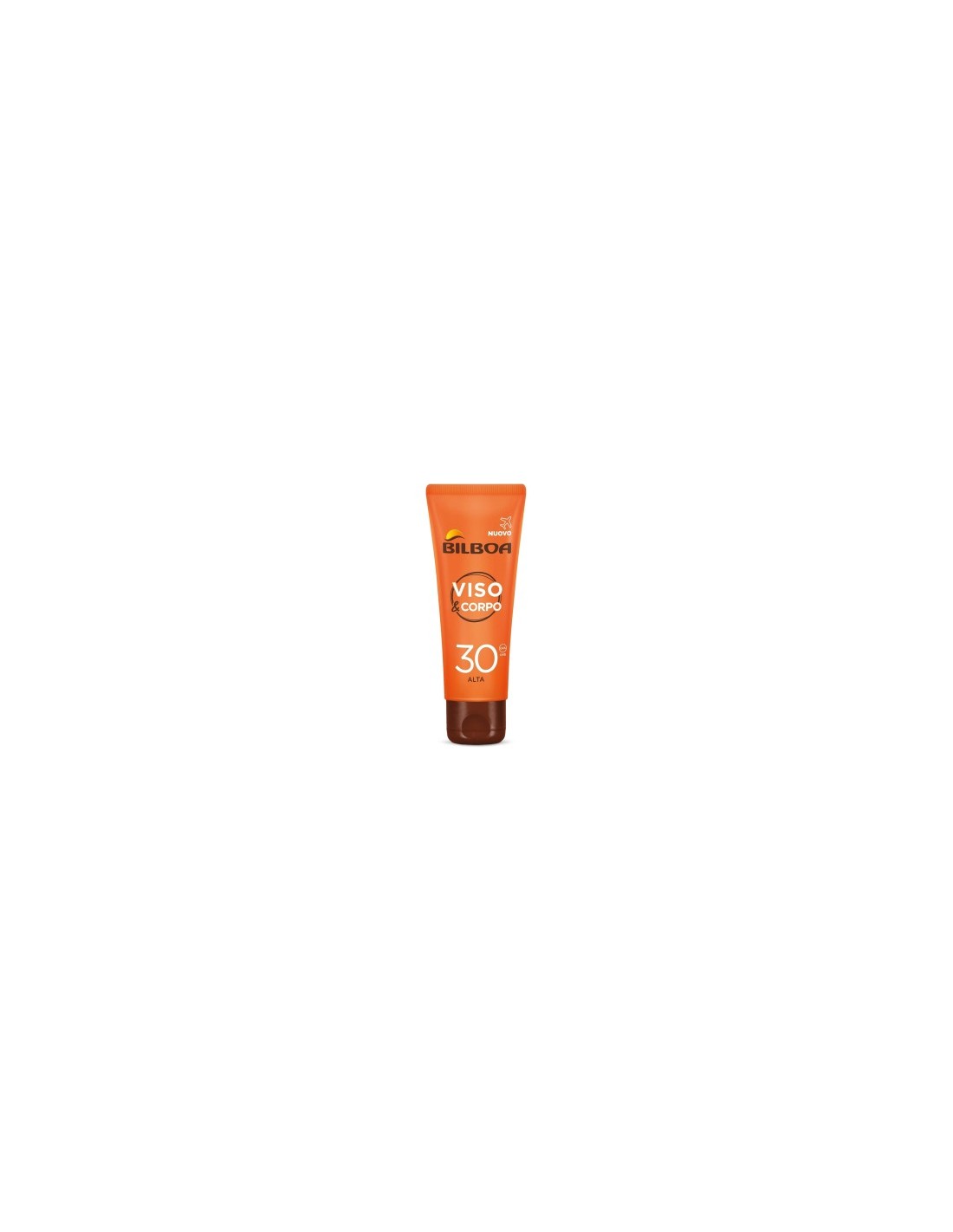 Bilboa, Viso&Corpo, Crema Viso e Corpo con Protezione SPF 30 - Formato da Viaggio da 75 ml