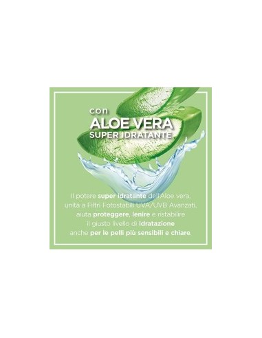 Bilboa, Protezione Solare Viso Aloe Sensitive SPF 50+, Crema Solare Alta per Pelli Sensibili, 50 ml