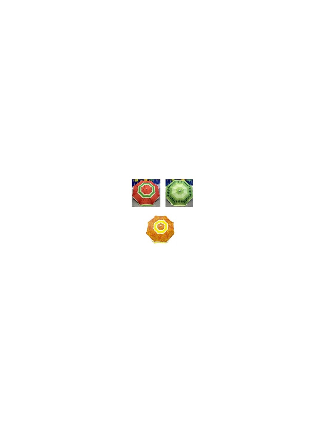 OMBRELLONE FRUITS 200 MULTIRIGHE (base non inclusa)