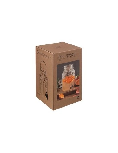 Dispenser per bevande in vetro Mona 3,8 litri