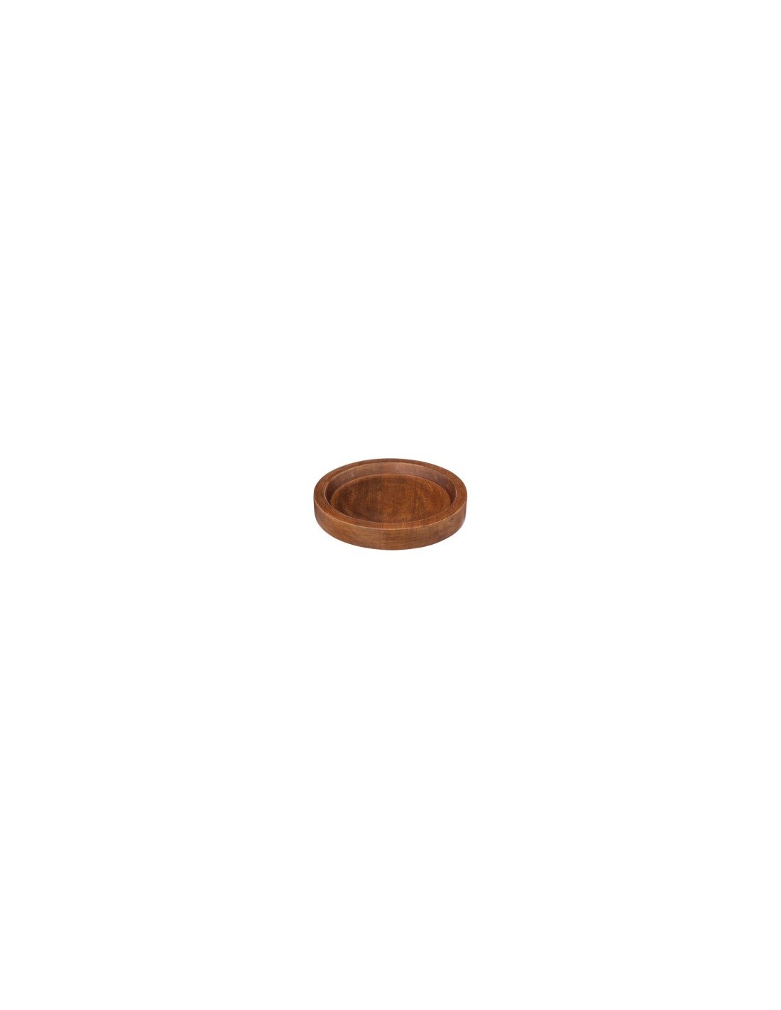 Secchiello per champagne in legno di mango nero