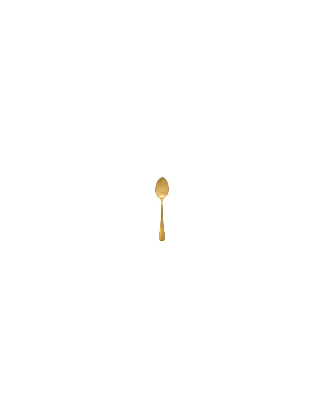 Set 4 cucchiai da minestra in acciaio inox Gold