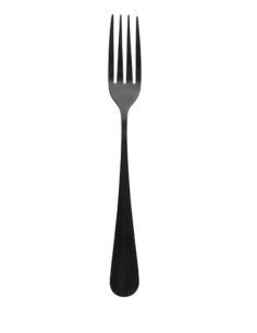Set 4 forchette Shadow in acciaio inox nero