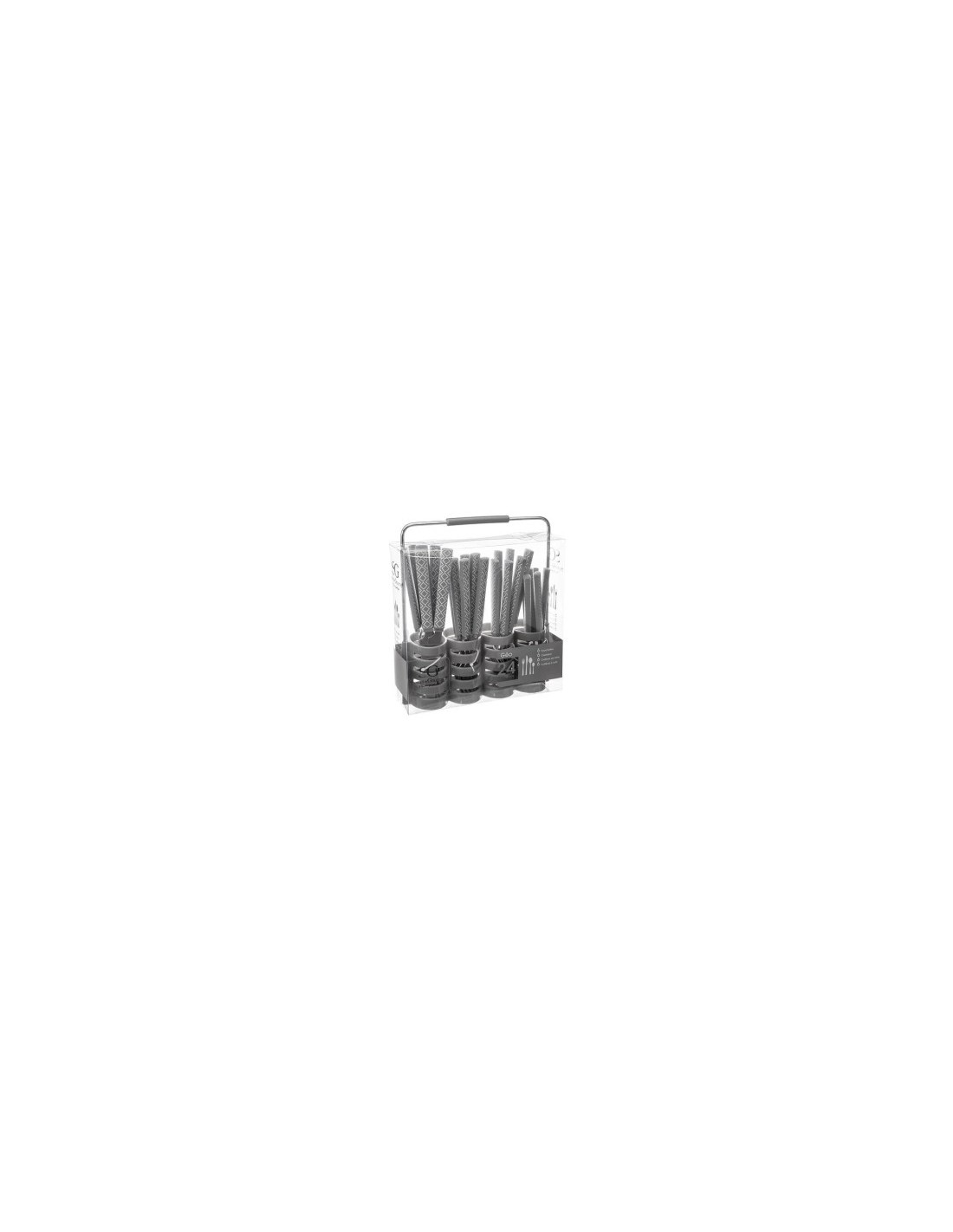 SERVIZIO 24 POSATE CON STAND TORTORA 150005 su TreG Ingrosso