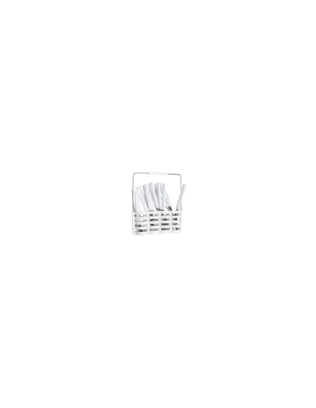 SERVIZIO 24 POSATE CON STAND BIANCO 150005B su TreG Ingrosso