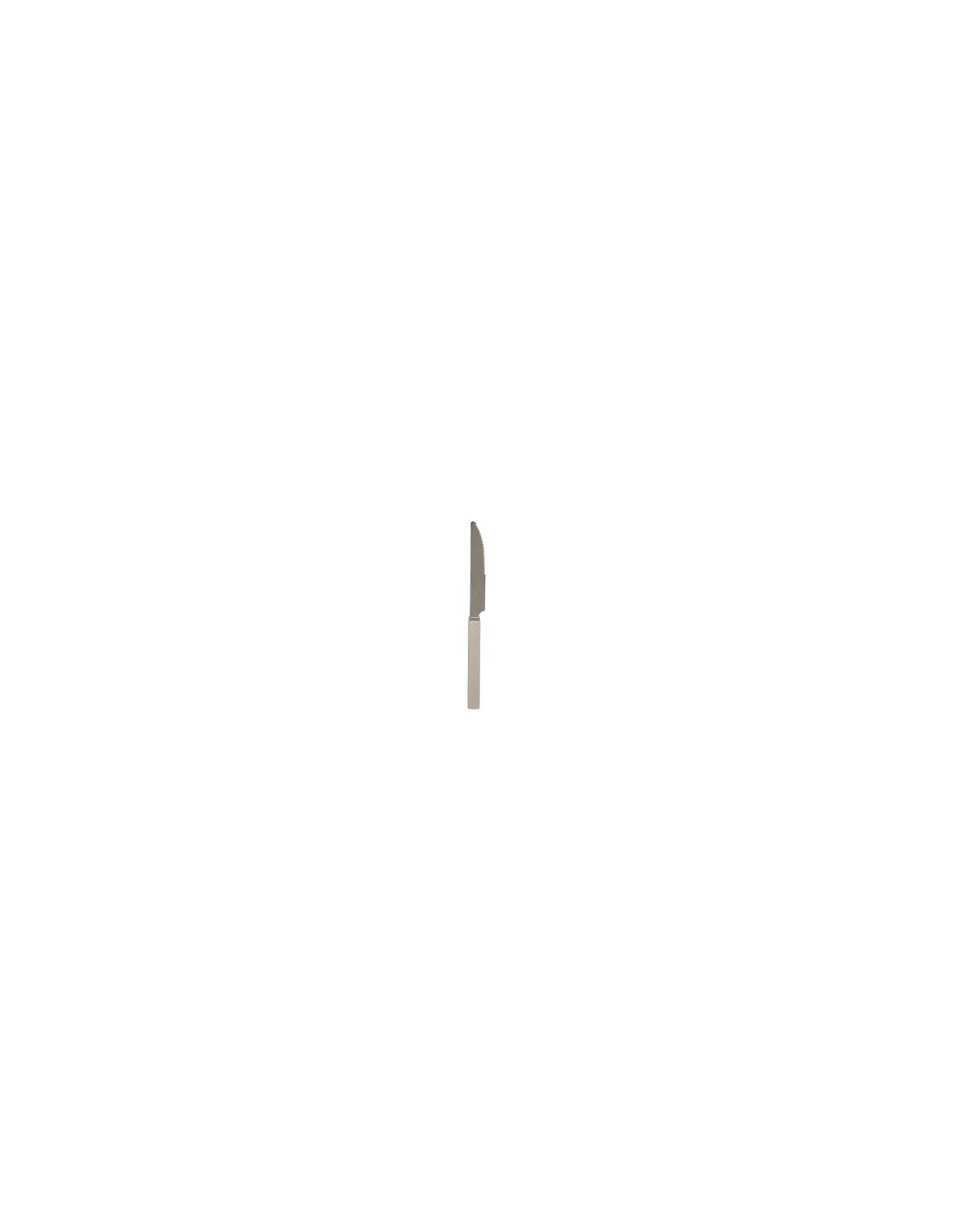Set di posate 24 pezzi Geo in plastica con supporto beige