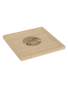 Piatto di presentazione Rio quadrato 25 x 25 cm in bambù