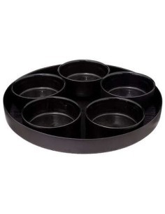 Set aperitivo Astra 6 pezzi nero