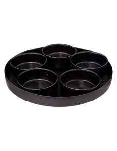 Set aperitivo Astra 6 pezzi nero