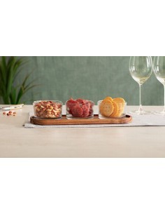 Set aperitivo Nala 4 pezzi marrone