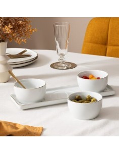 Set da aperitivo Arya 4 pezzi in ceramica