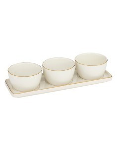Set da aperitivo Arya 4 pezzi in ceramica