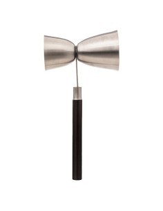 Set per cocktail in legno di mango nero
