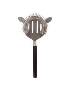 Set per cocktail in legno di mango nero