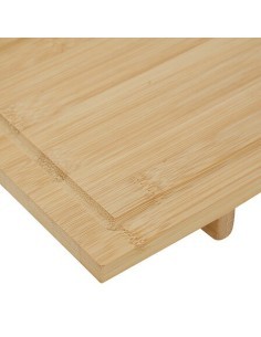 Tagliere da servizio Rio, bambù naturale, rettangolare, 60x20 cm, spesso 3,5 cm, elegante e resistente