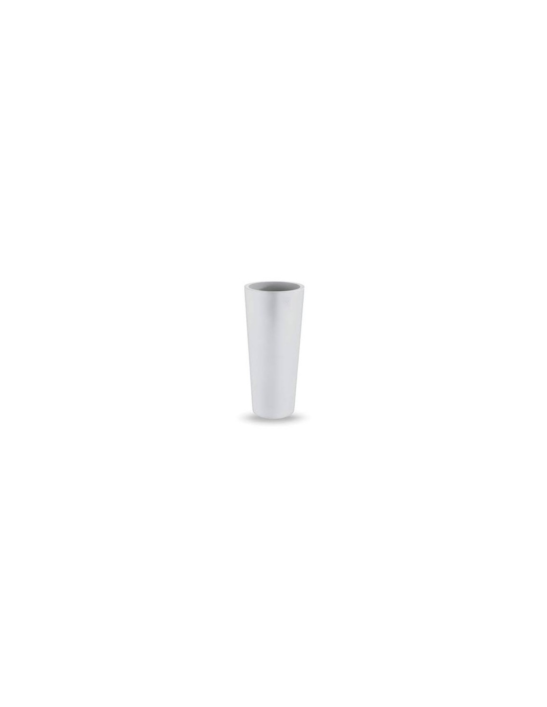 VASO FIORIERA TONDO IN RESINA H.85 CM VECA