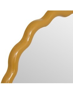 Set 3 specchi rotondi ondulati Judy, plastica, L. 50 cm, P. 1,8 cm, A. 50 cm