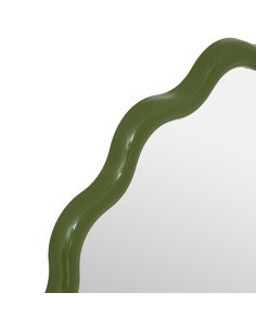Set 3 specchi rotondi ondulati Judy, plastica, L. 50 cm, P. 1,8 cm, A. 50 cm