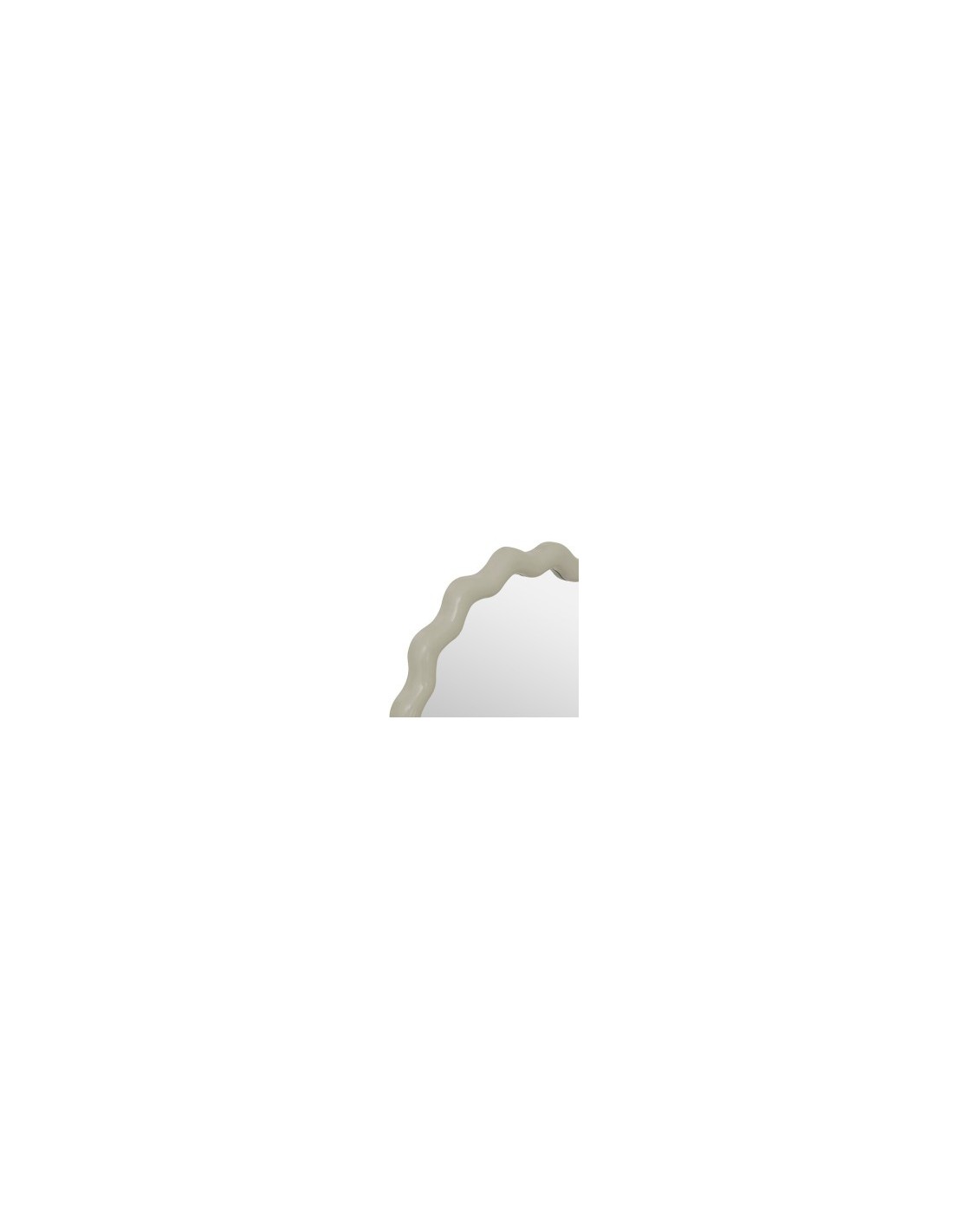 Set 3 specchi rotondi ondulati Judy, plastica, L. 50 cm, P. 1,8 cm, A. 50 cm