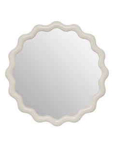 Set 3 specchi rotondi ondulati Judy, plastica, L. 50 cm, P. 1,8 cm, A. 50 cm