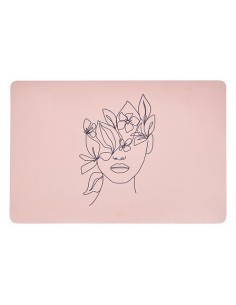 Tovaglietta Viso 45x30 cm in PU, colori assortiti, moderna e lavabile, fantasia astratta