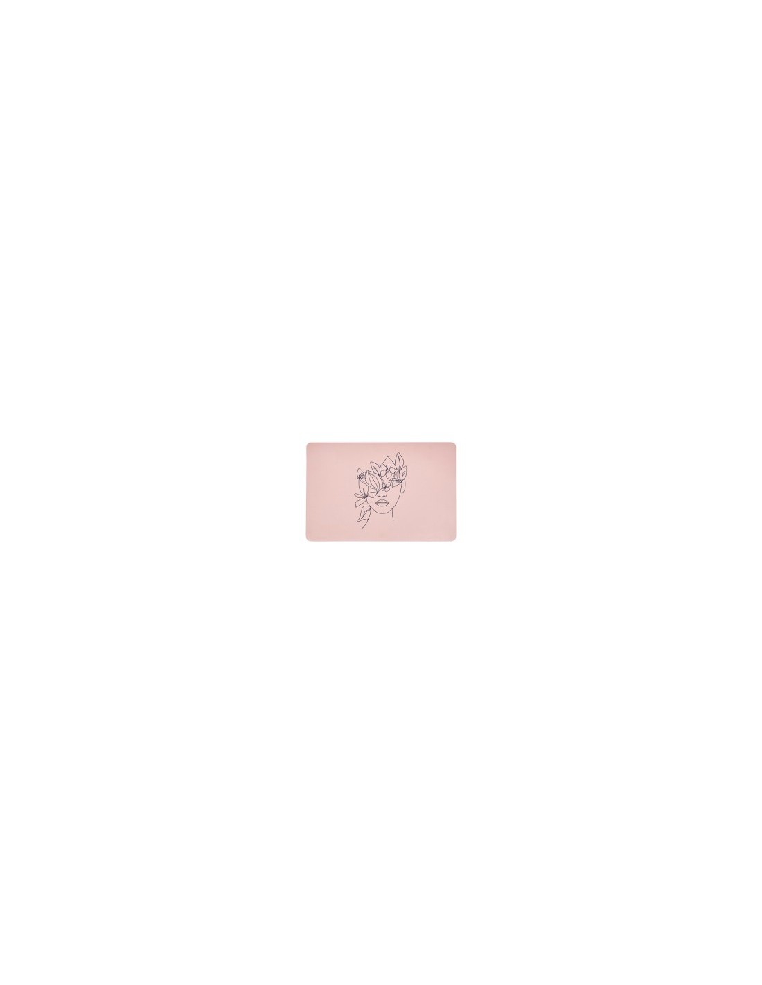 Tovaglietta Viso 45x30 cm in PU, colori assortiti, moderna e lavabile, fantasia astratta