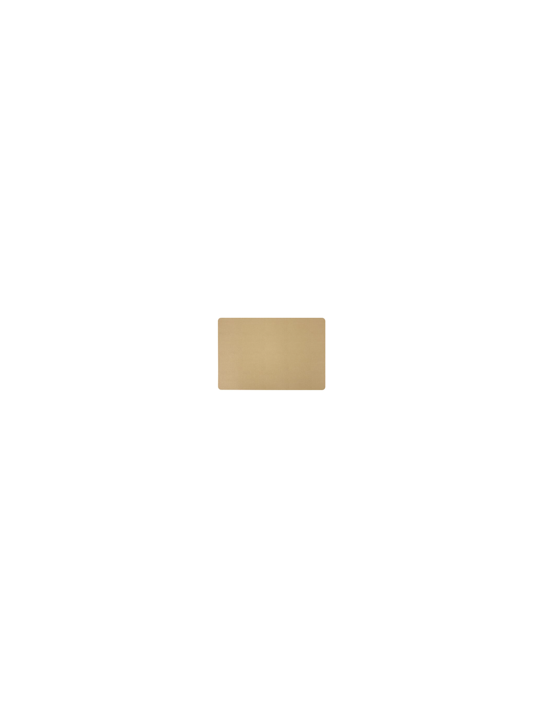 Tovaglietta Mira, 49 x 33 cm, Dorato, PU, Elegante, Facile da pulire