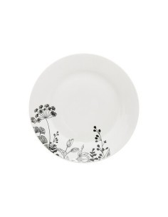 Set di stoviglie 18 pezzi Bianco Floreale