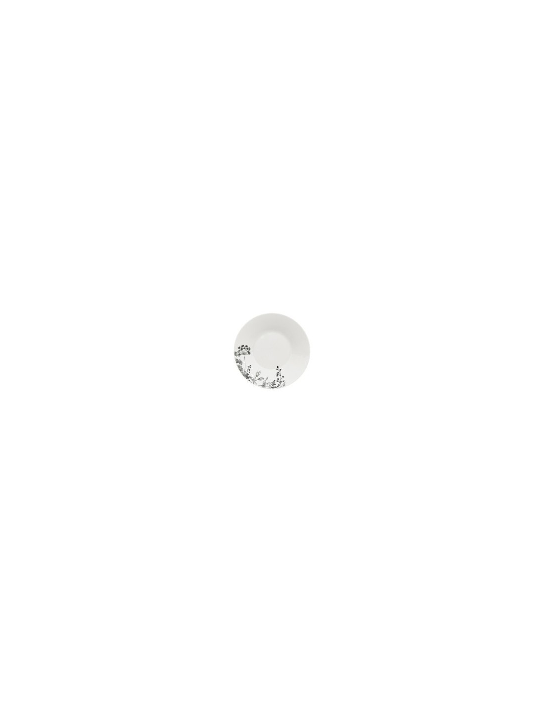 Set di stoviglie 18 pezzi Bianco Floreale
