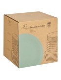 Set di stoviglie 18 pezzi Colorama verde menta