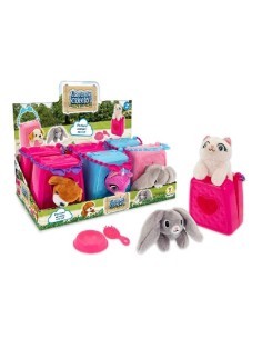 ISOLA DEI CUCCIOLI - MORBIDI PELUCHE DI ANIMALI ASSORTITI CON TRASPORTINO