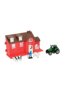 LINEA VERDE - PLAYSET FATTORIA CON TRATTORE E ACCESSORI, GIOCO PER BAMBINI