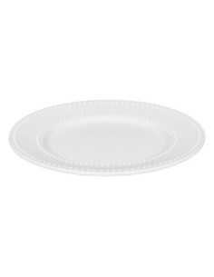 Set di piatti 18 pezzi Perle in porcellana bianca