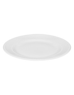 Set di piatti 18 pezzi Perle in porcellana bianca