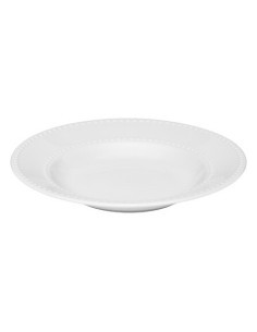 Set di piatti 18 pezzi Perle in porcellana bianca