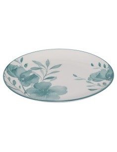 Set di piatti 18 pezzi Lily in porcellana bianca