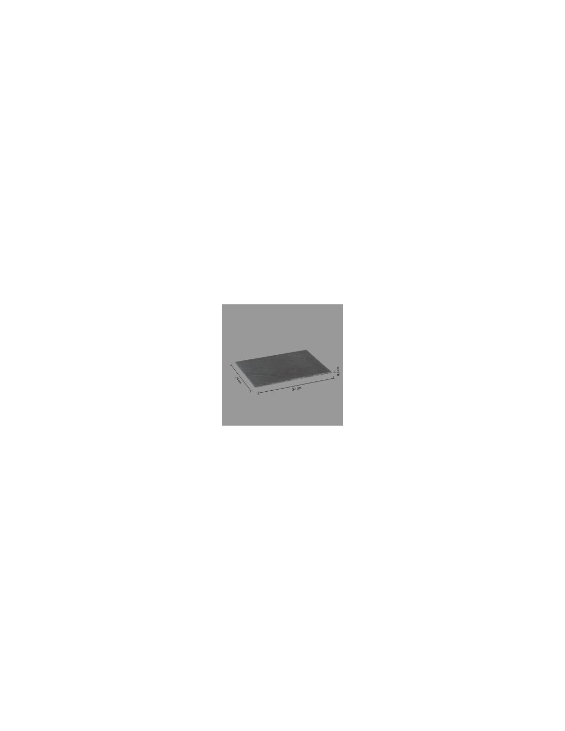 PIATTO DA PORTATA IN ARDESIA 24 X 32 CM su TreG Ingrosso