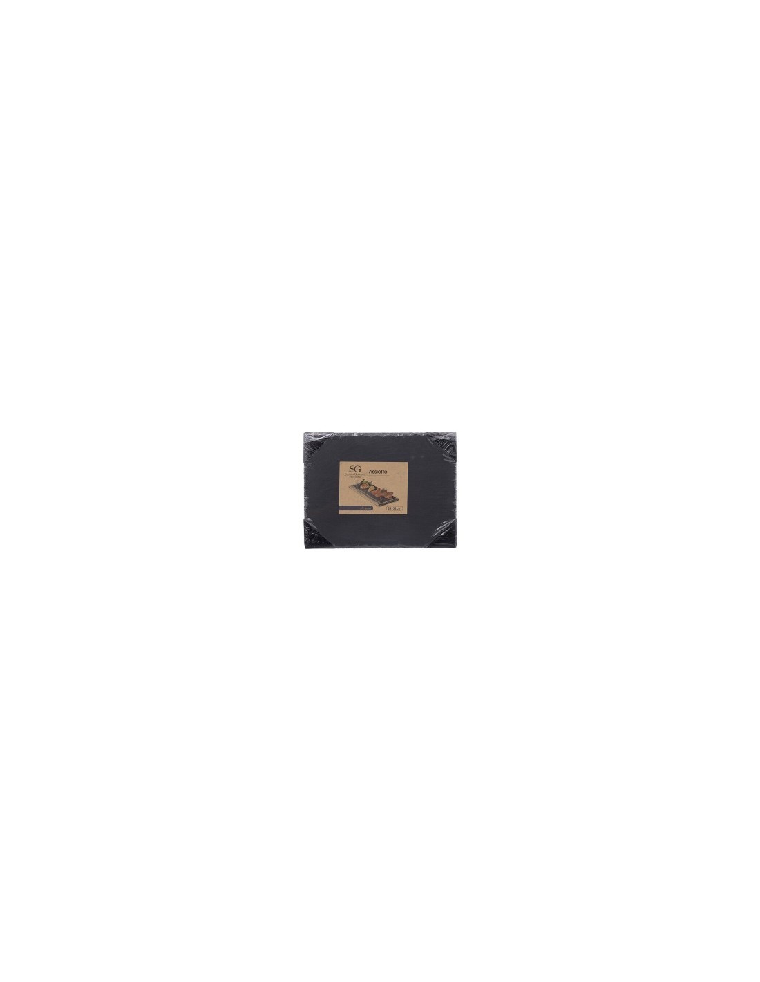 PIATTO DA PORTATA IN ARDESIA 24 X 32 CM su TreG Ingrosso