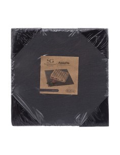 PIATTO ARDESIA 20X20CM su TreG Ingrosso
