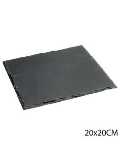 PIATTO ARDESIA 20X20CM su TreG Ingrosso