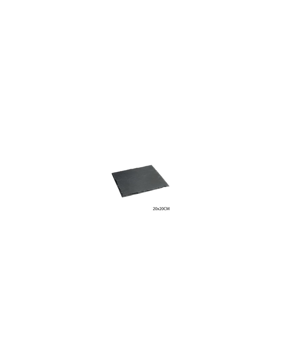PIATTO ARDESIA 20X20CM su TreG Ingrosso